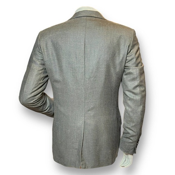 Harold Powell Vintage Blazer Green Silk Wool Blend Academia Size 40 Reg - Picture 2 of 11